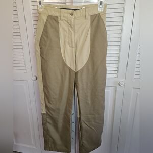 L.L. Bean Vtg Womens Upland Briar Field Pants Size 8 Khaki Canvas Outdoor